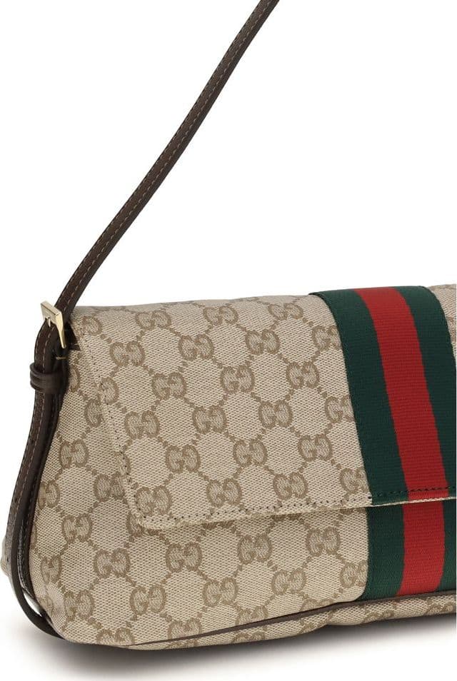 Gucci Beige Cotton Handbag - 4