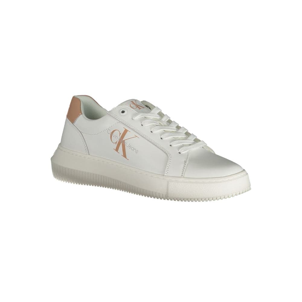 Calvin Klein White Leather Women Sneaker - 2