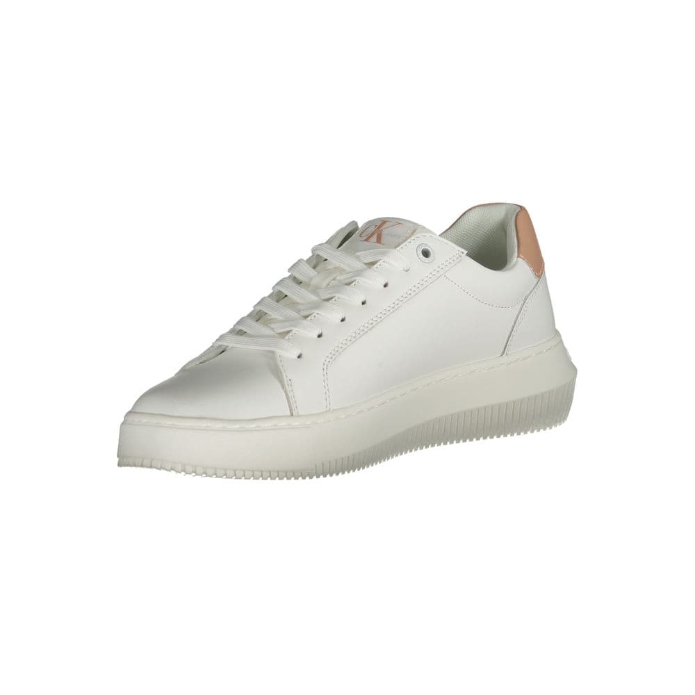 Calvin Klein White Leather Women Sneaker - 3