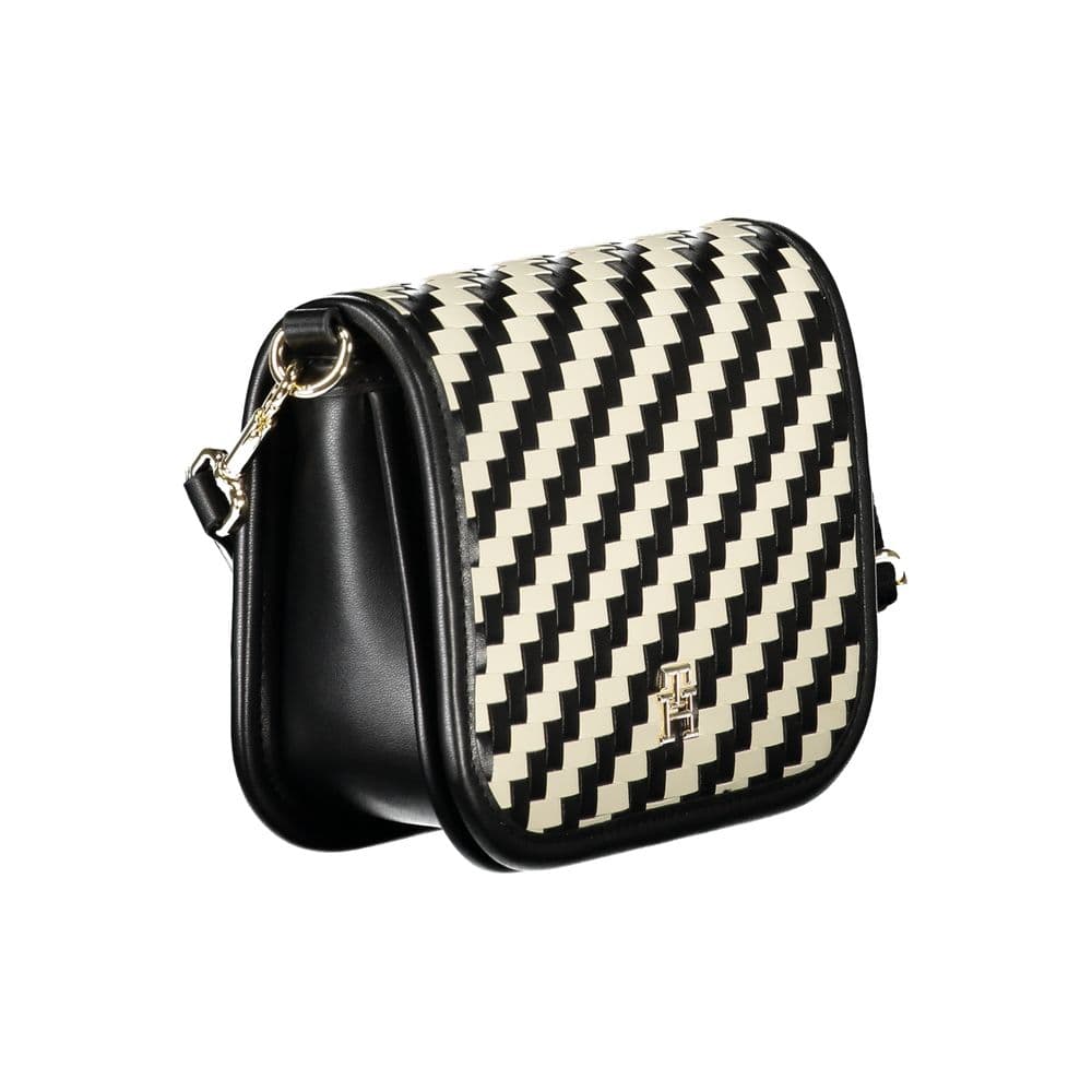 Tommy Hilfiger Black Polyurethane Women Handbag - 3