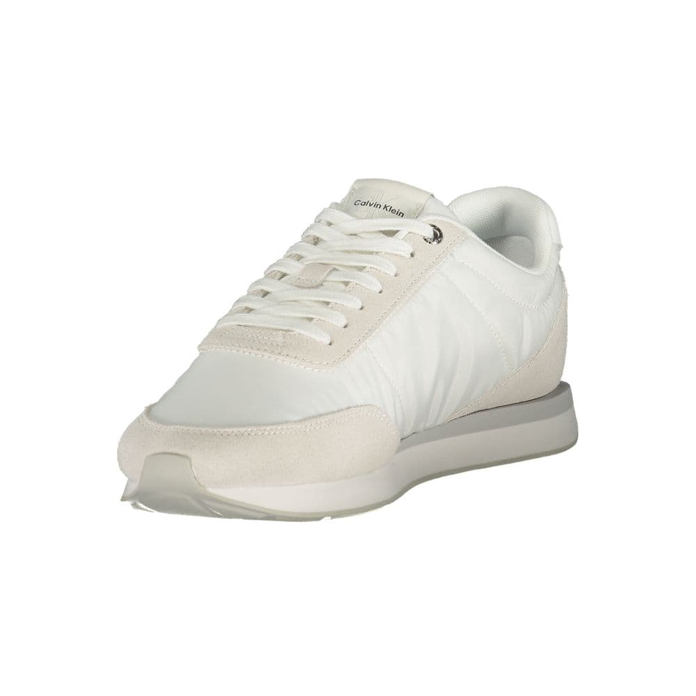 Calvin Klein White Recycled Polyester Men Sneaker - 3