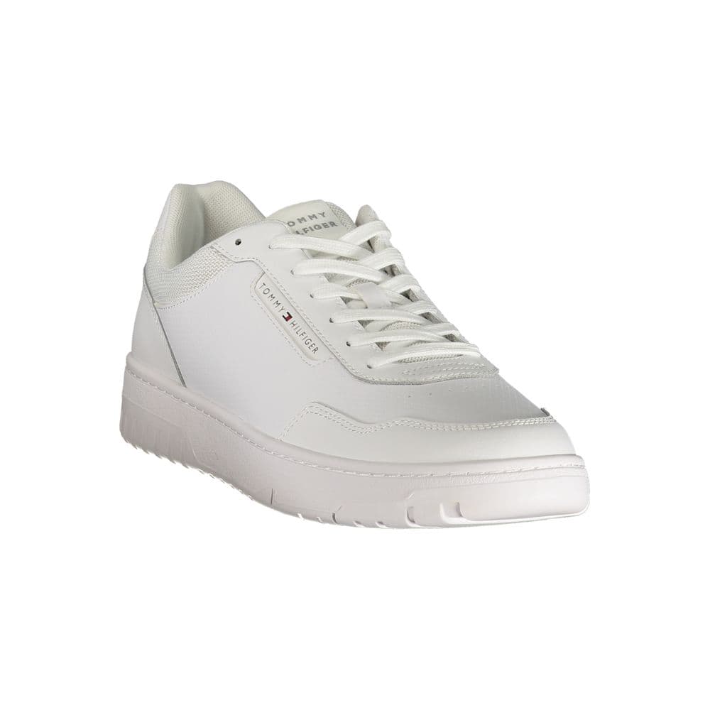 Tommy Hilfiger White Polyurethane Men Sneaker - 2