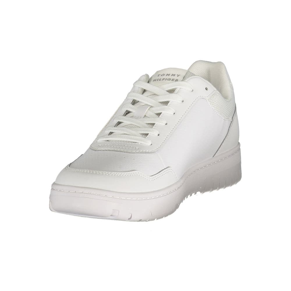 Tommy Hilfiger White Polyurethane Men Sneaker - 3