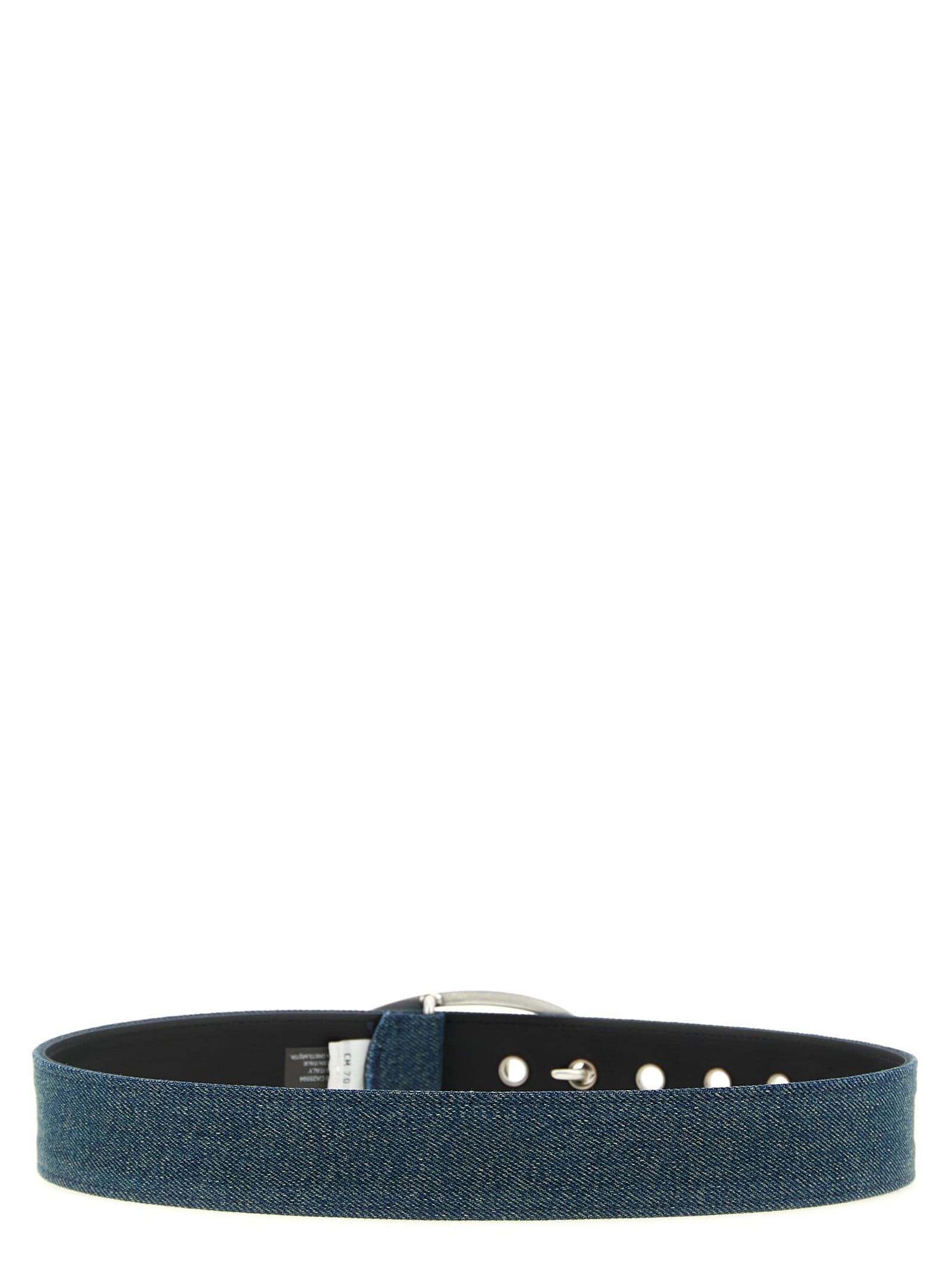 Diesel Blue Cotton Regular Belt - 2