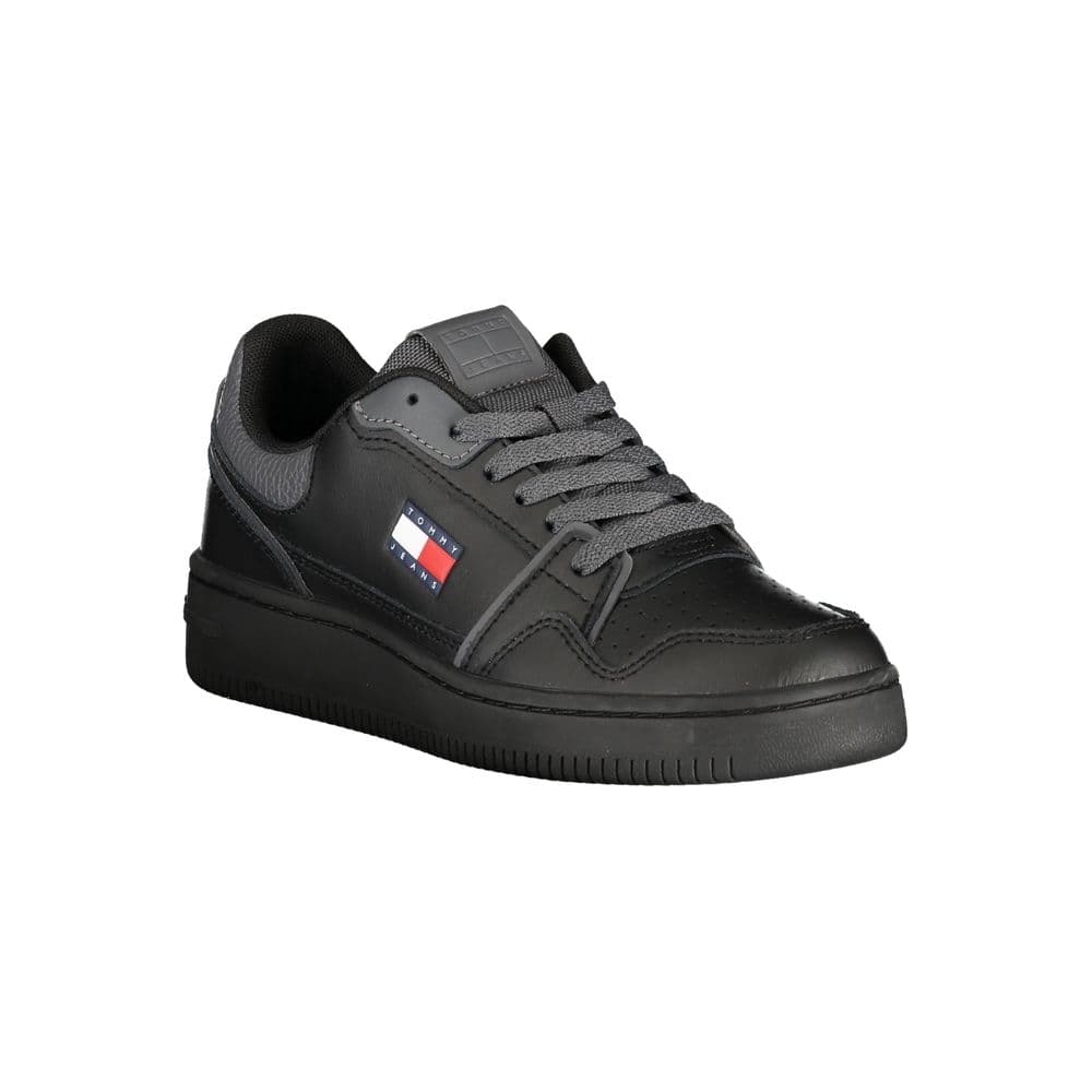 Tommy Hilfiger Black Polyurethane Women Sneaker - 2