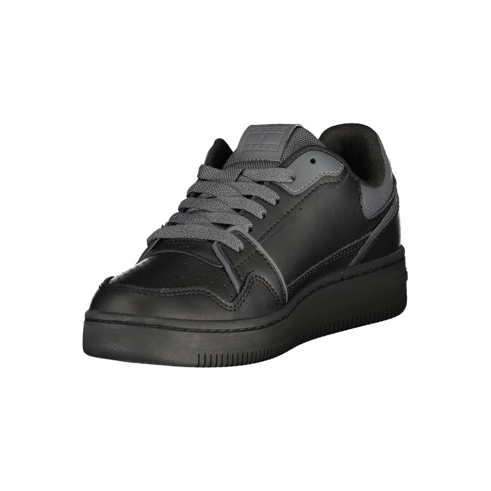 Tommy Hilfiger Black Polyurethane Women Sneaker - 3