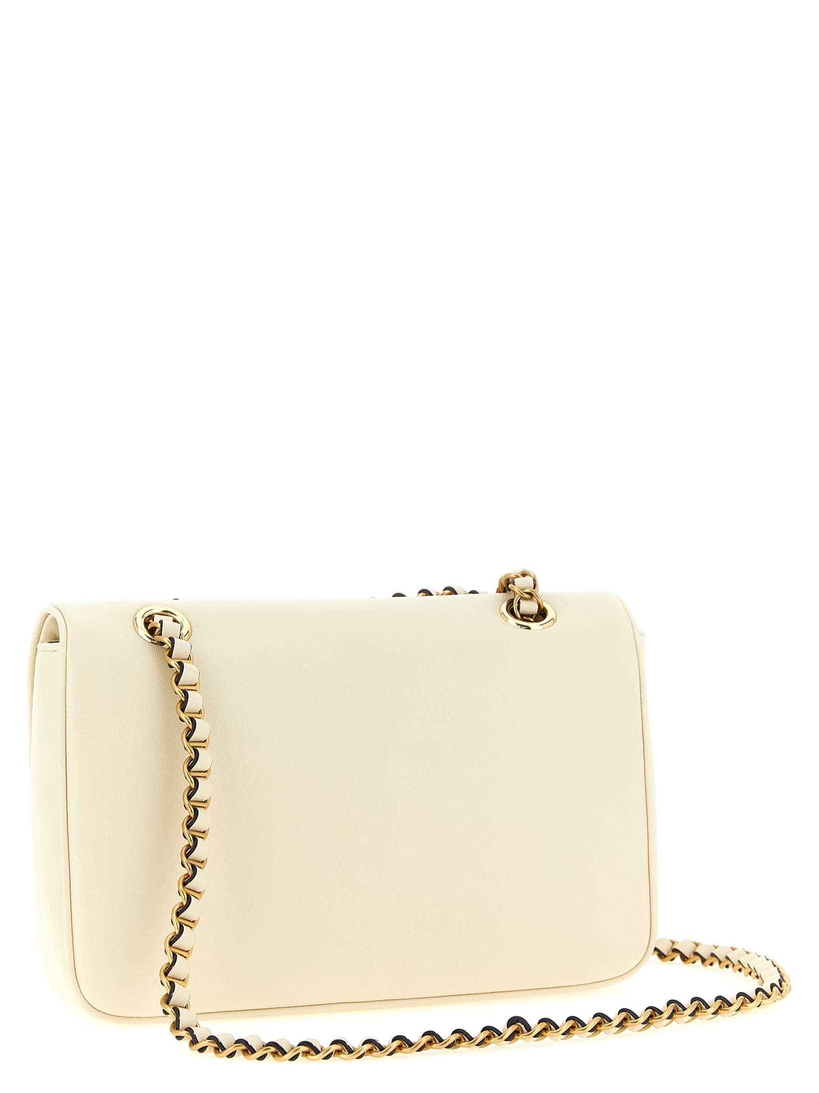 Valentino Garavani White Lamb Leather Shoulder Bag - 2
