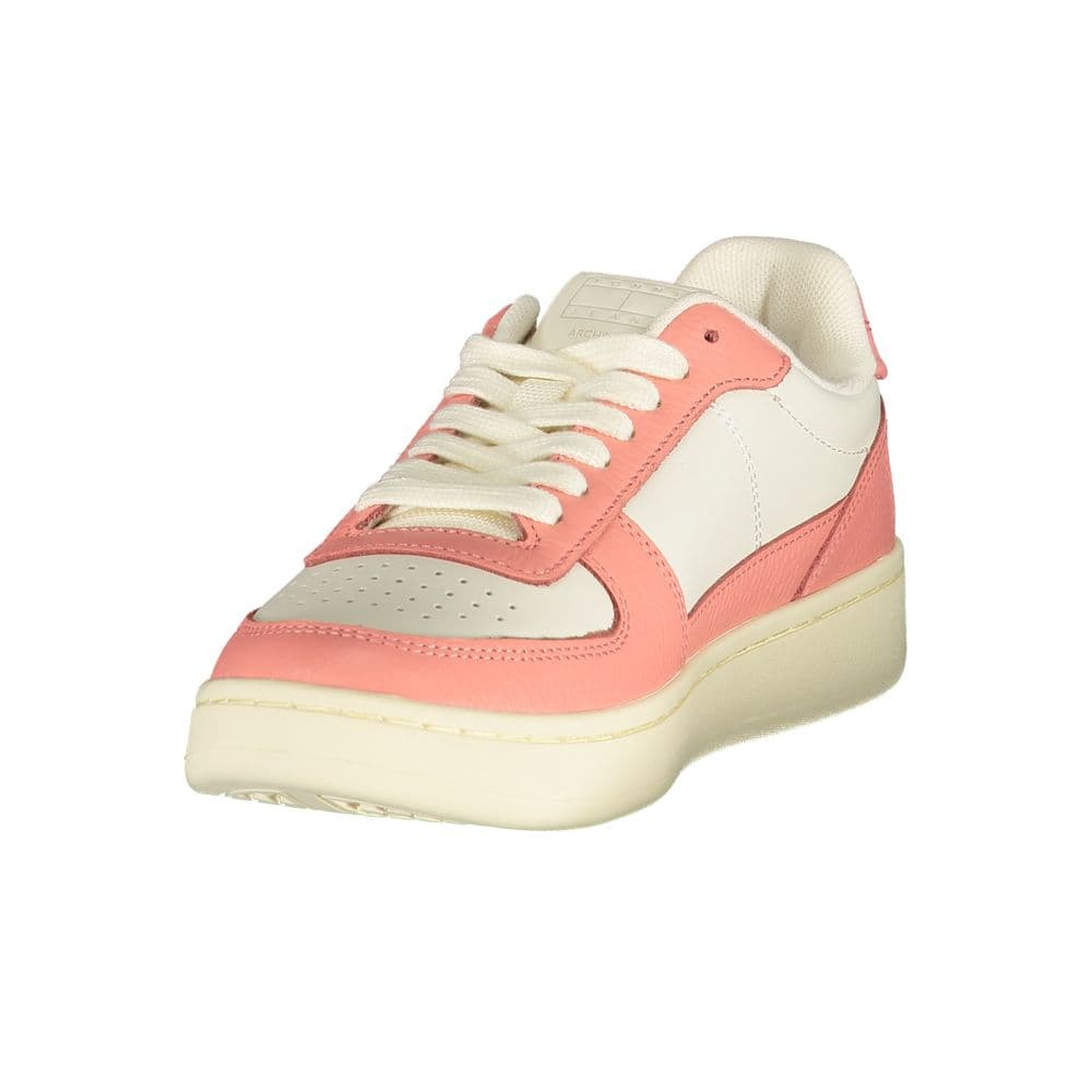 Tommy Hilfiger White Polyurethane Women's Sneaker - 3