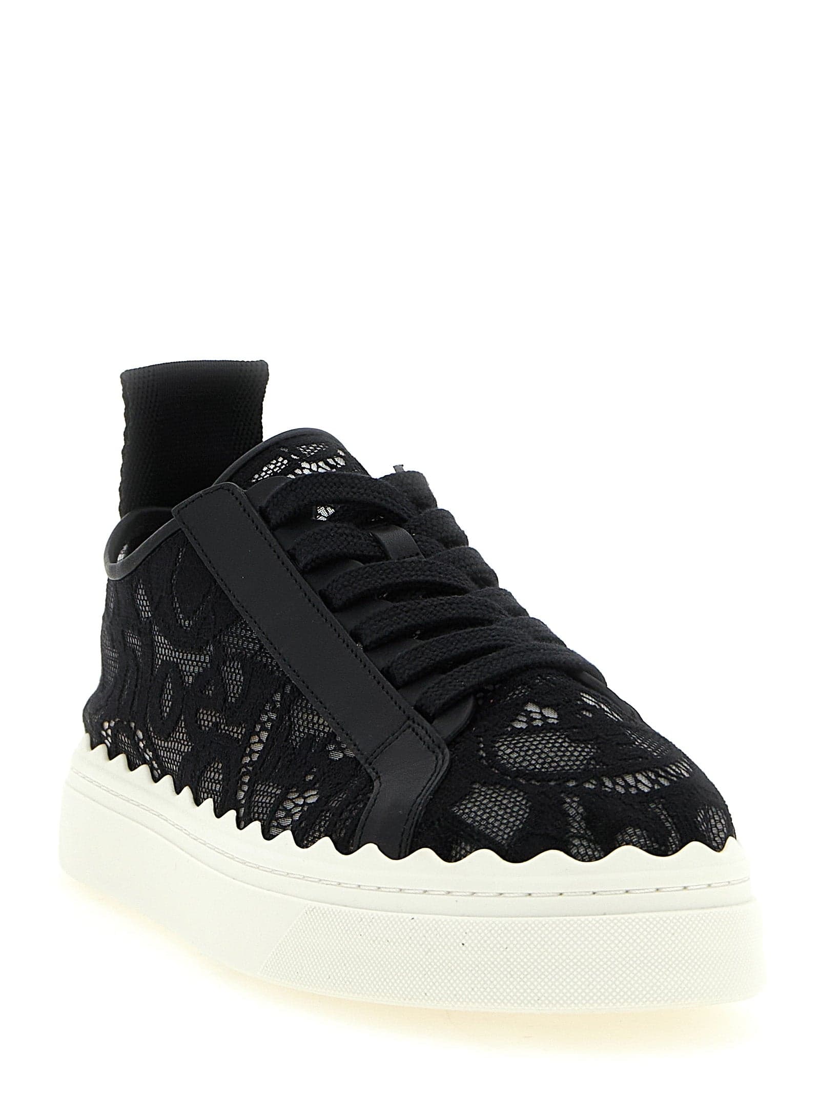 Chloé Black Polyamide Low Top Sneakers - 2