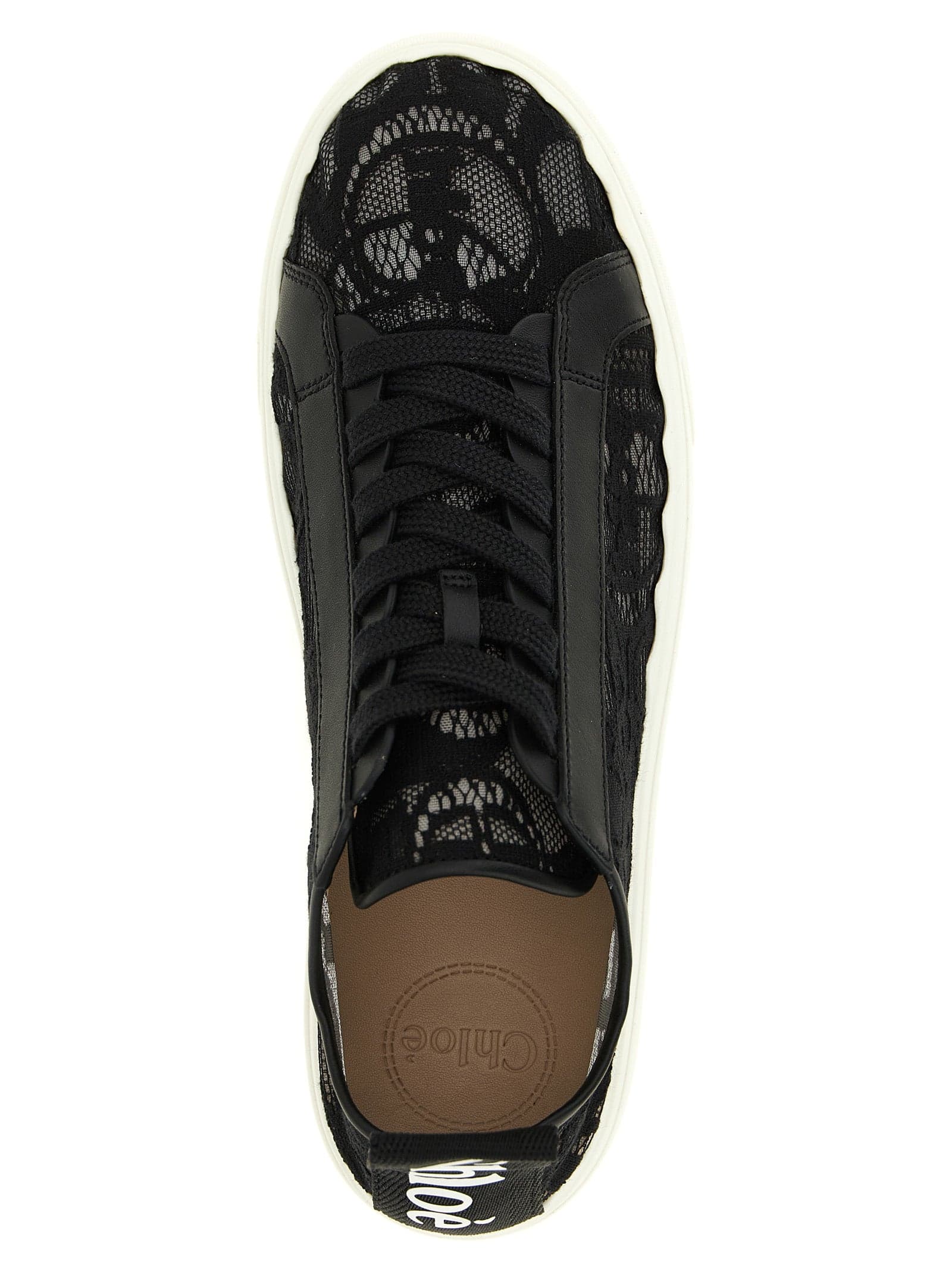 Chloé Black Polyamide Low Top Sneakers - 4