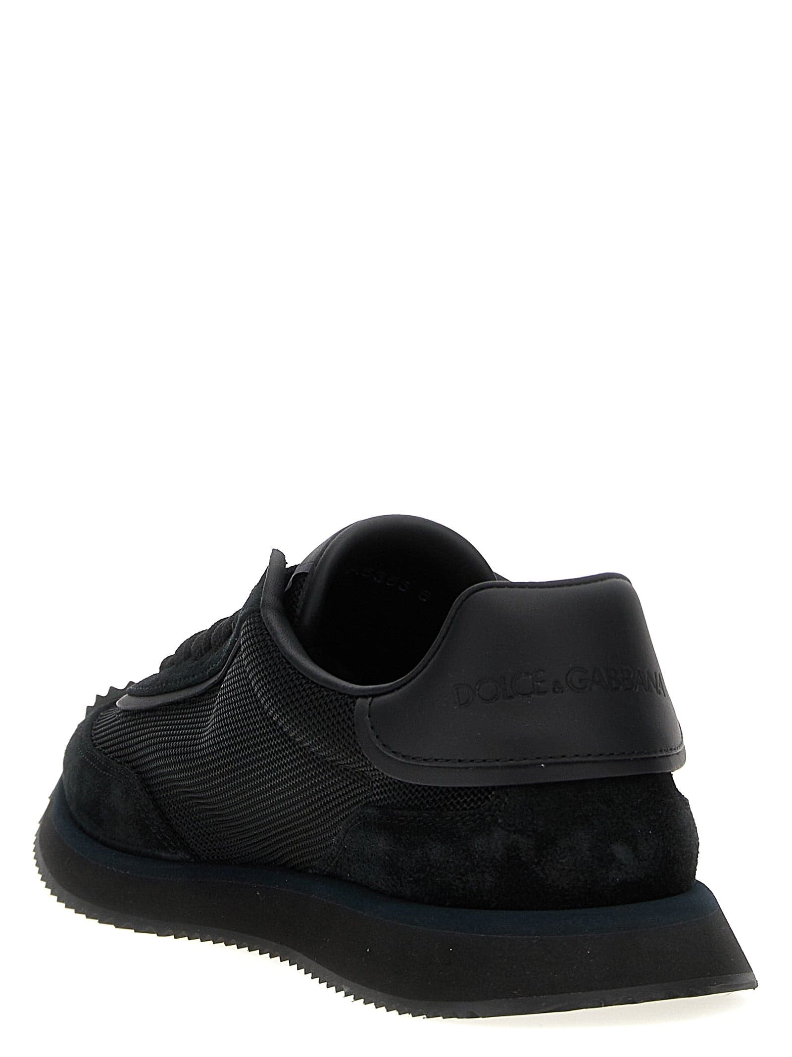 Dolce & Gabbana Black Calfskin Athletic Sneakers - 3