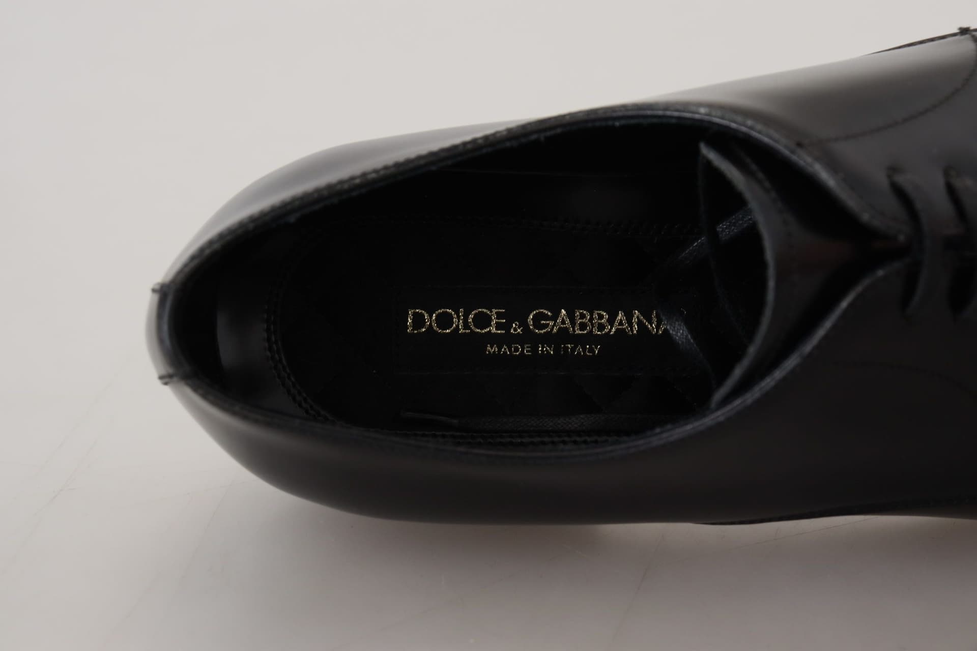 Dolce & Gabbana Black Leather Formal Dress Shoes - 2