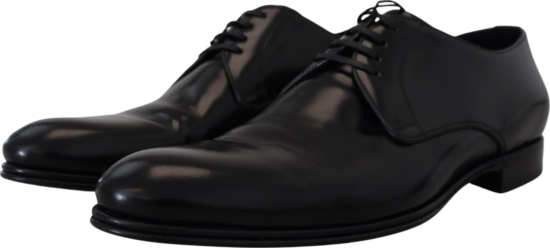 Dolce & Gabbana Black Leather Formal Dress Shoes - 5