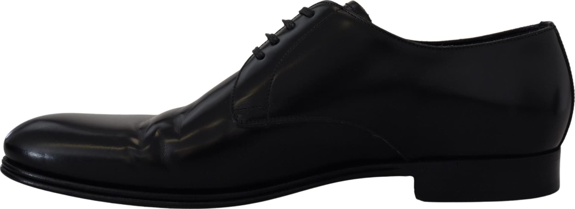 Dolce & Gabbana Black Leather Formal Dress Shoes - 7