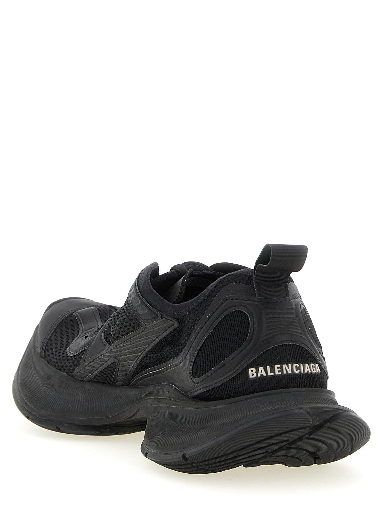 Balenciaga Black Polyester Athletic Sneakers - 3