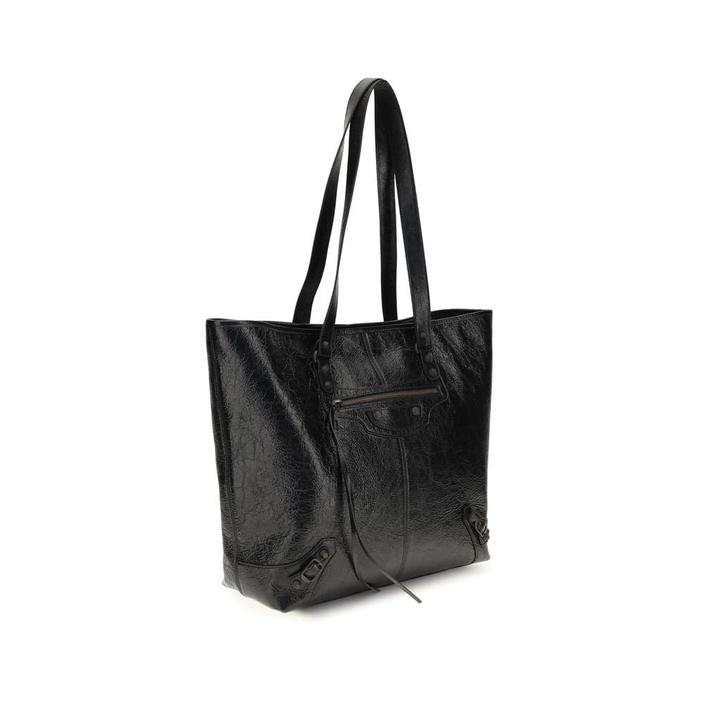 Balenciaga Black Lamb Ovis Aries Aries Shoulder Bag - 2