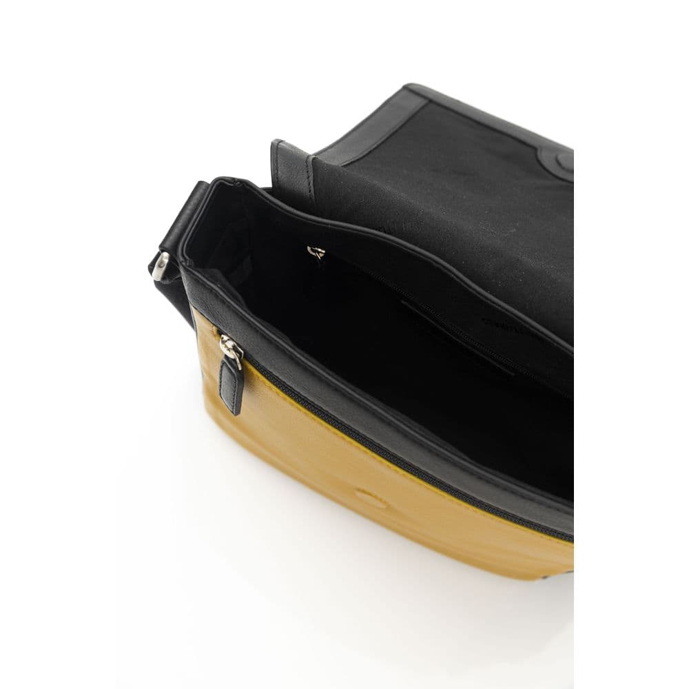 Cerruti 1881 Yellow Leather Women Crossbody - 5