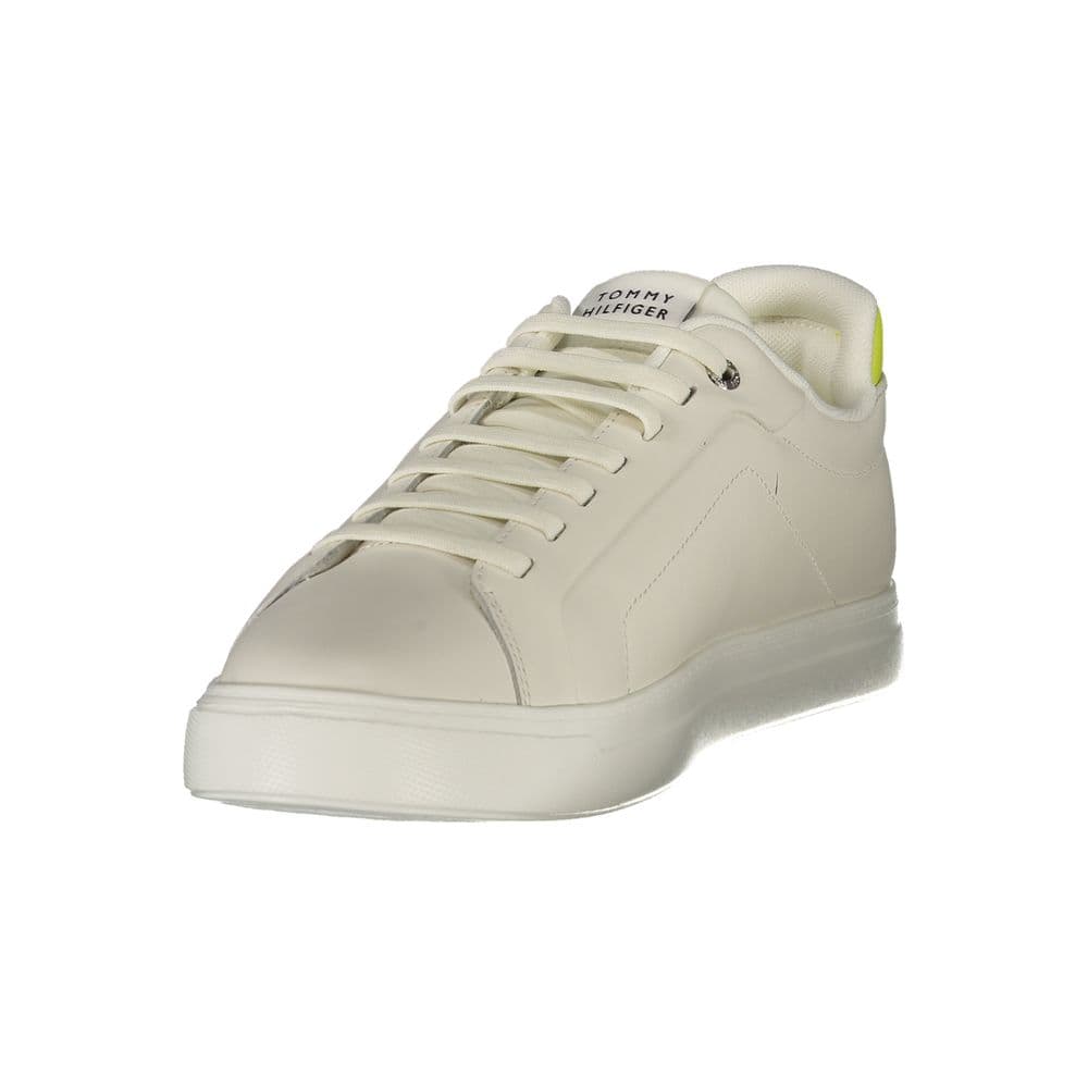 Tommy Hilfiger Bianco Poliuretano Uomo Sneaker - 3