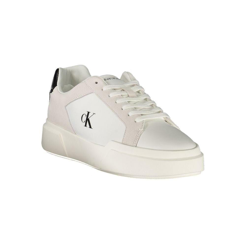Calvin Klein Bianco Leather Men Sneaker - 2