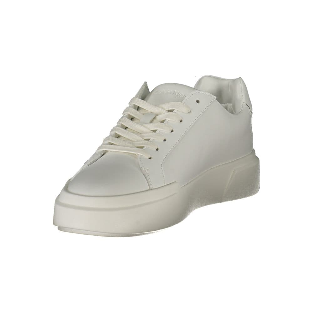 Calvin Klein Bianco Polyurethane Women Sneaker - 3