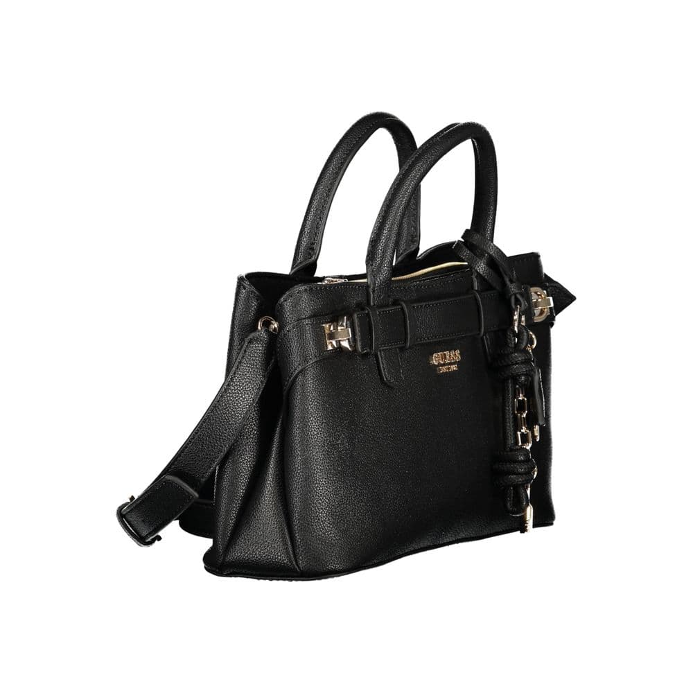 Guess Jeans Nero Poliuretano Women Handbag - 3