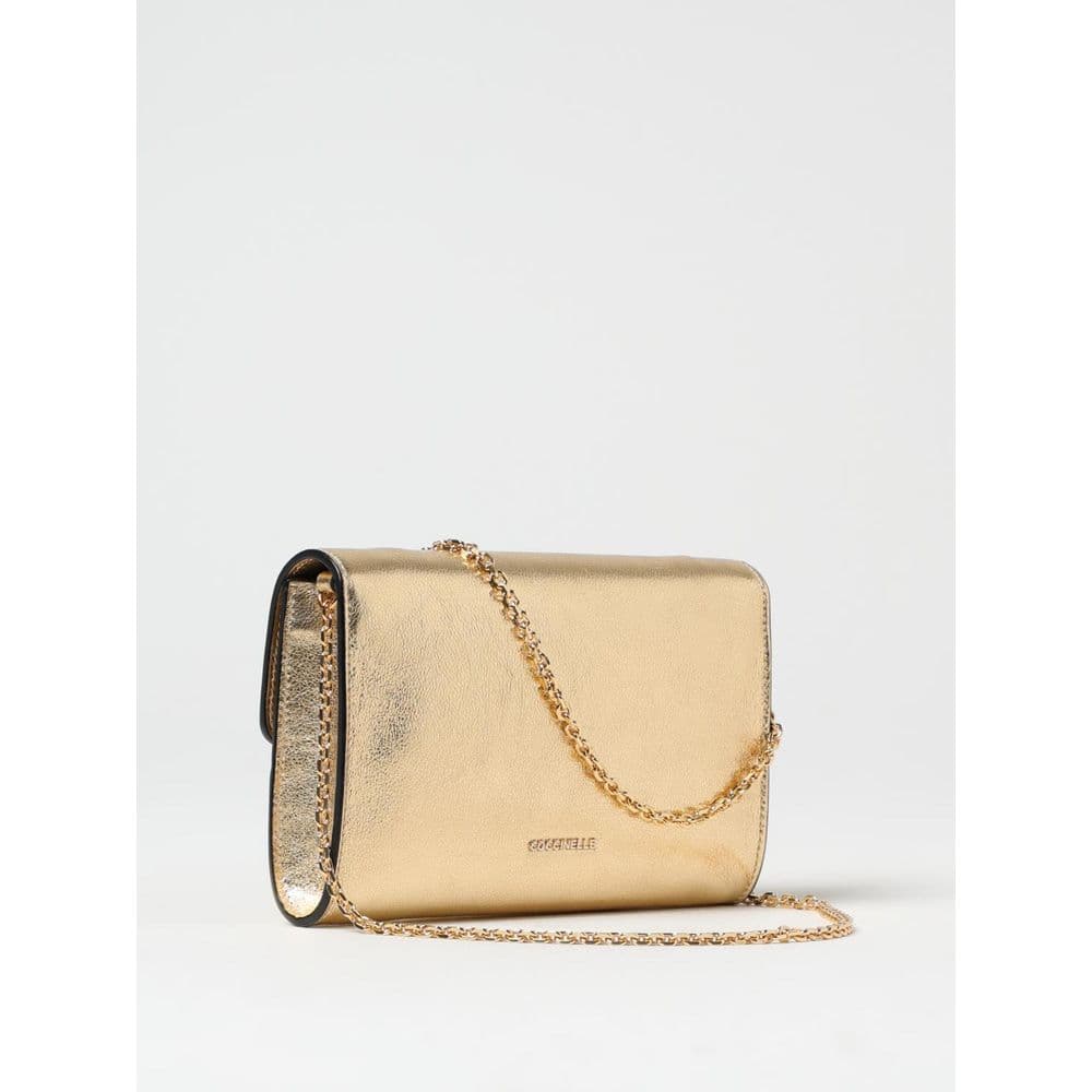 Coccinelle Gold Leather Shoulder Bag - 2