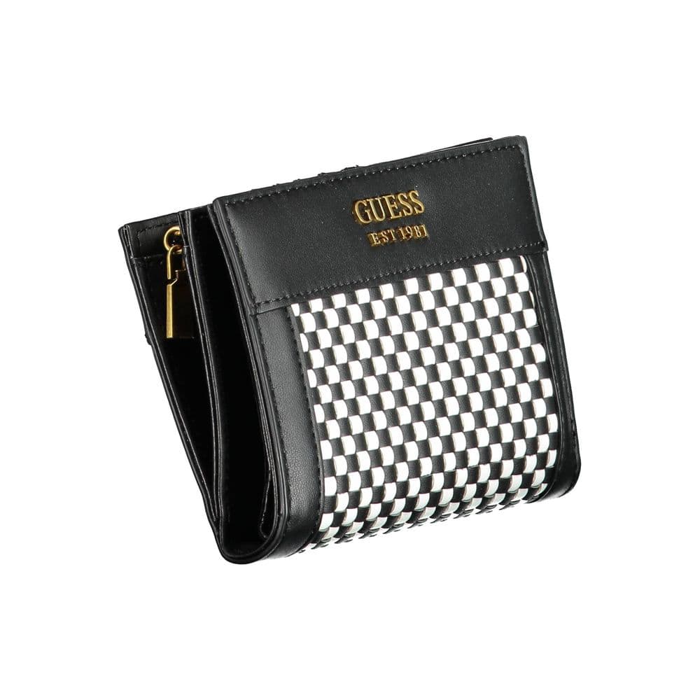 Guess Jeans Black Polyurethane Women Wallet - 3