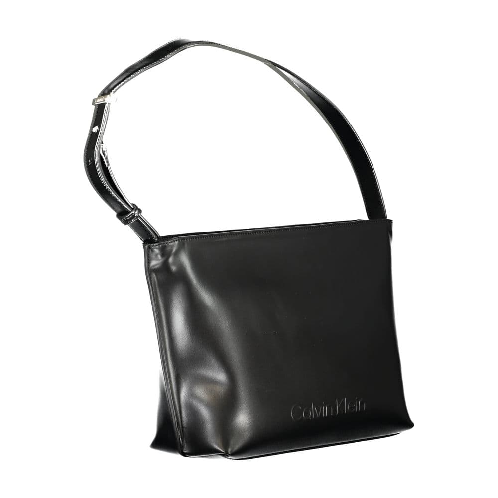 Calvin Klein Black Polyester Women Shoulder Bag - 3