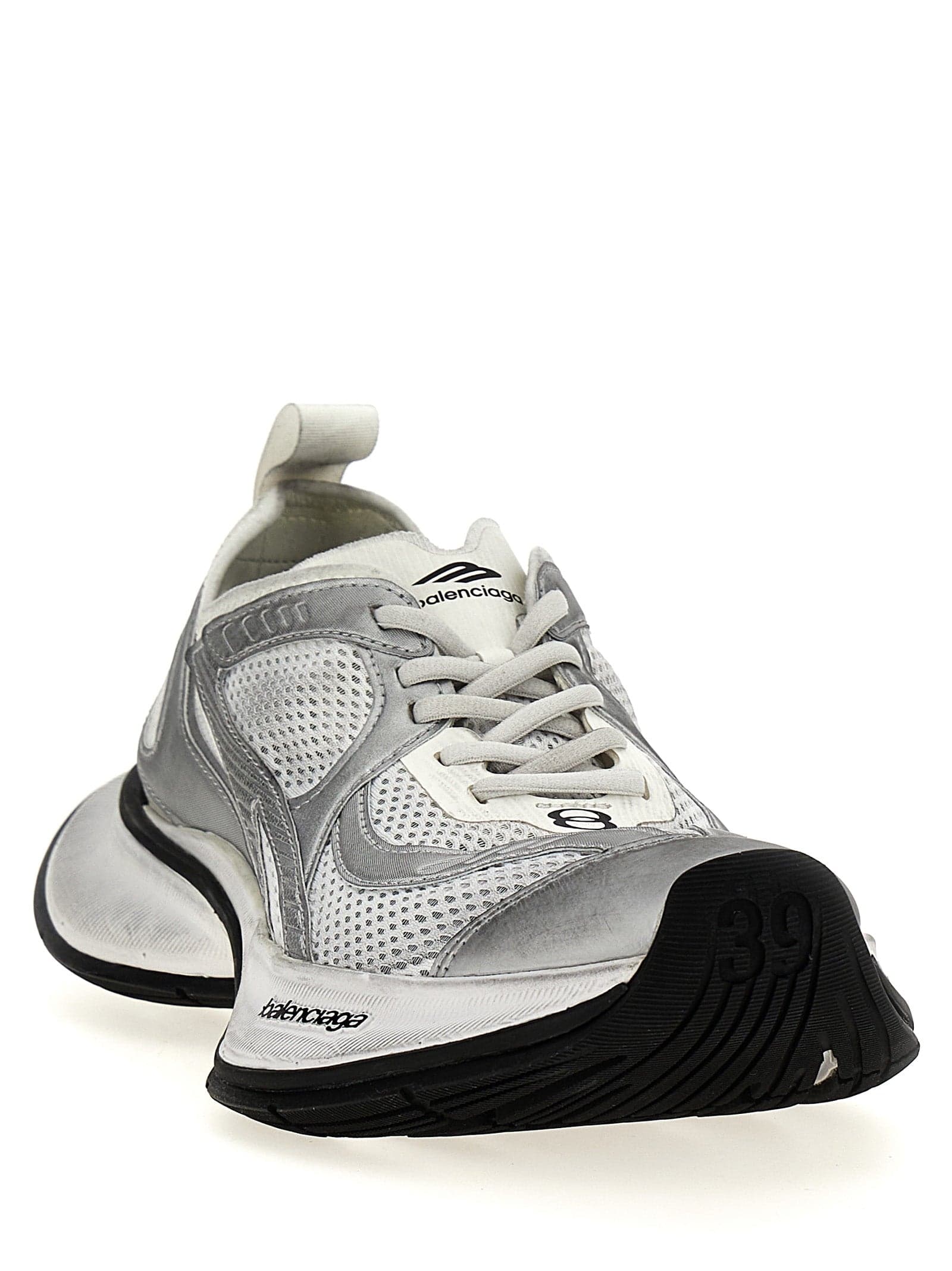 Balenciaga Gray Polyester Athletic Sneakers - 2