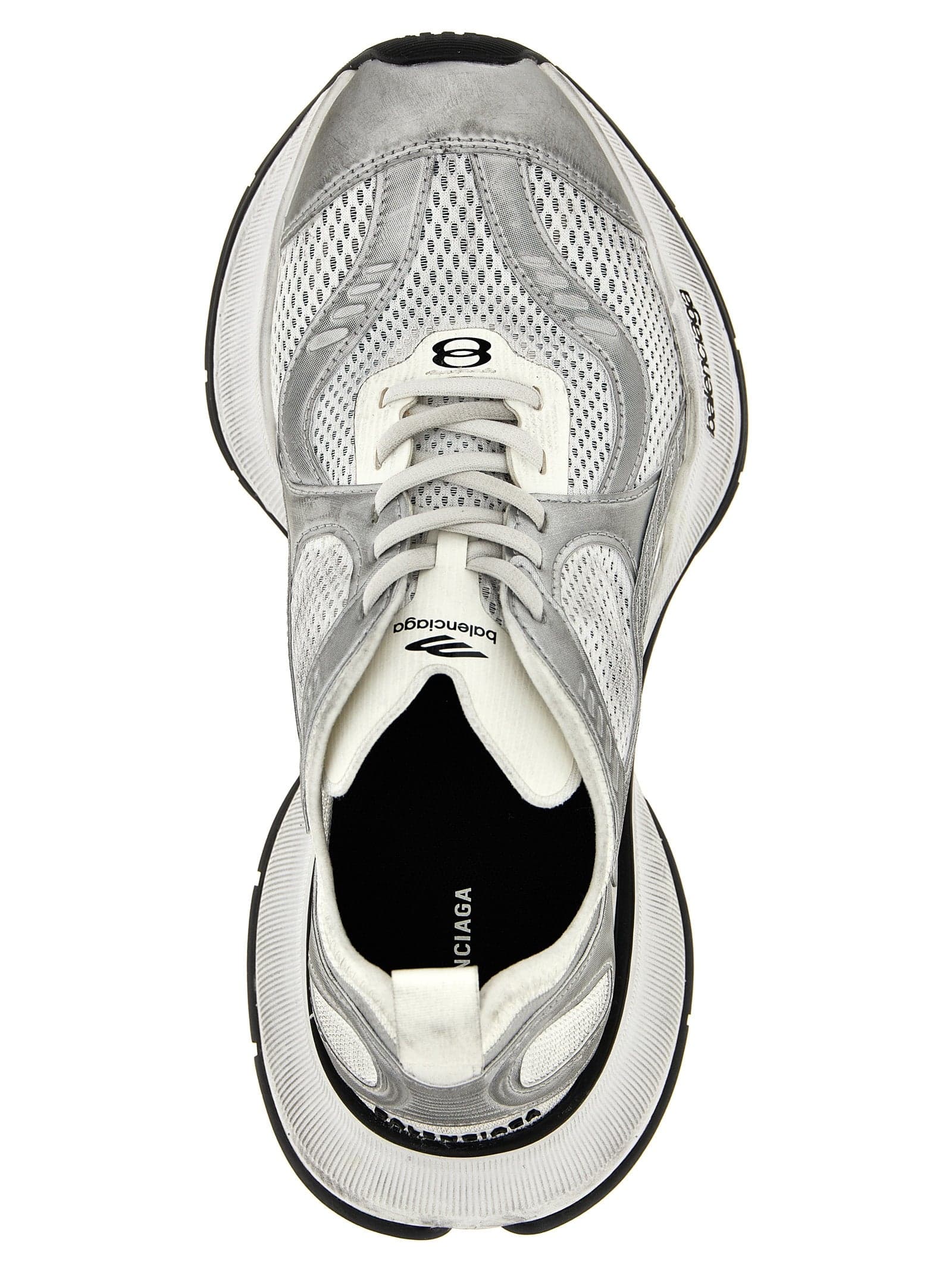 Balenciaga Gray Polyester Athletic Sneakers - 4