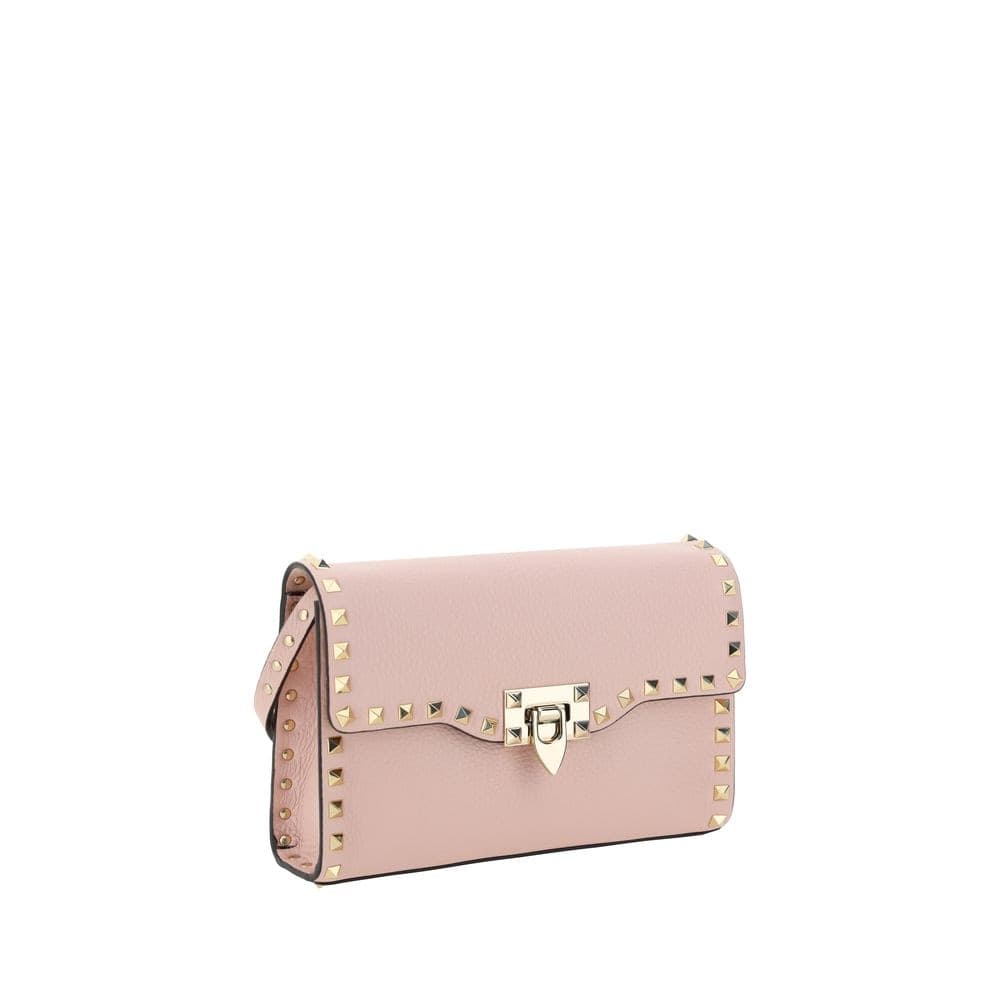 Valentino Garavani Pink Calf Leather Bos Taurus Shoulder Bag - 2