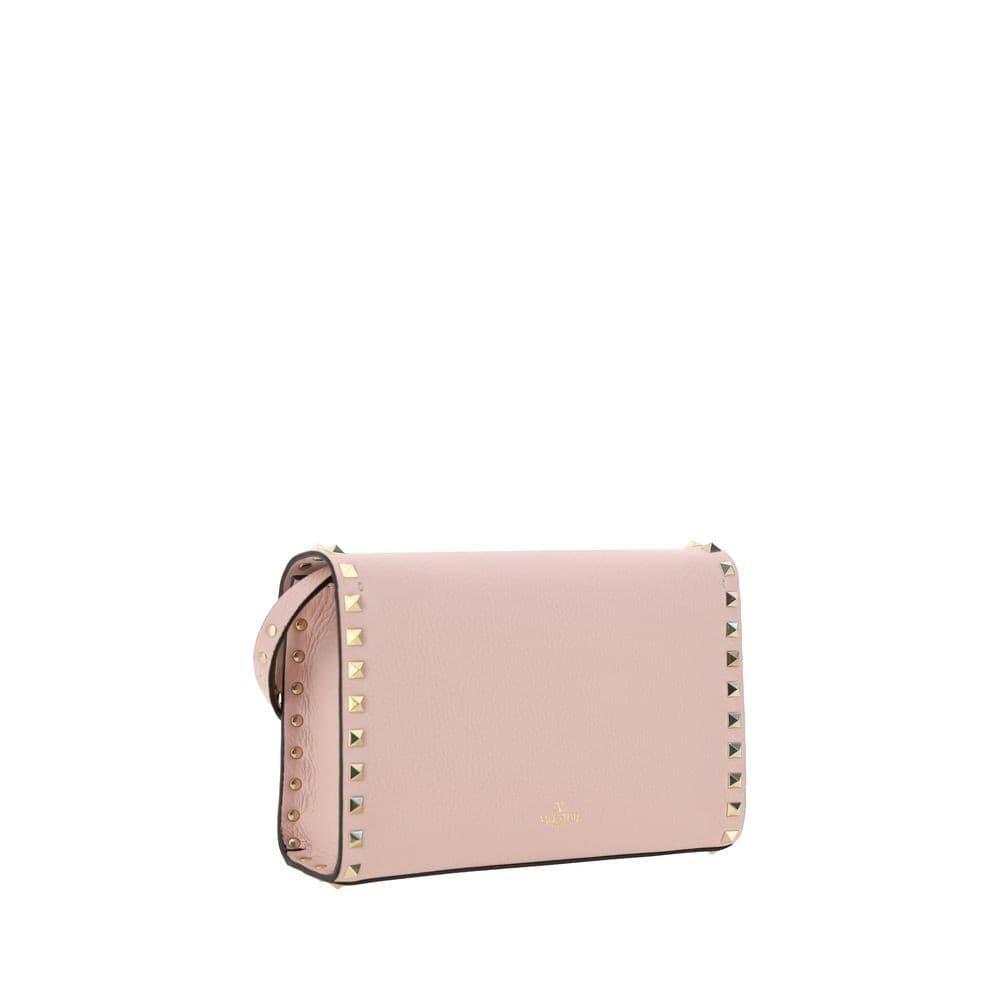 Valentino Garavani Pink Calf Leather Bos Taurus Shoulder Bag - 3