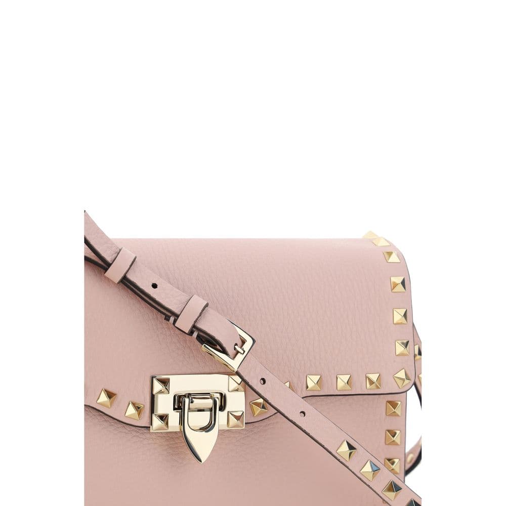 Valentino Garavani Pink Calf Leather Bos Taurus Shoulder Bag - 4
