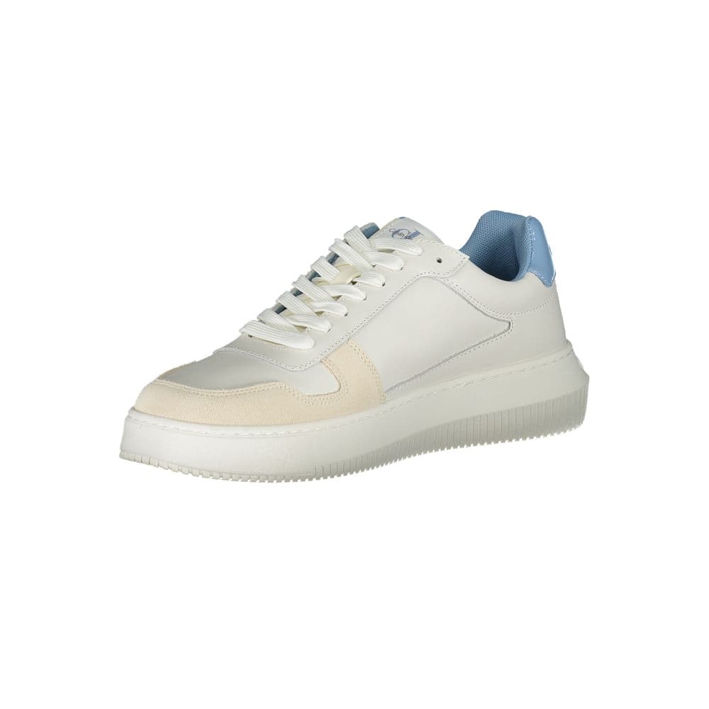 Calvin Klein Bianco Leather Mens Sneaker - 3