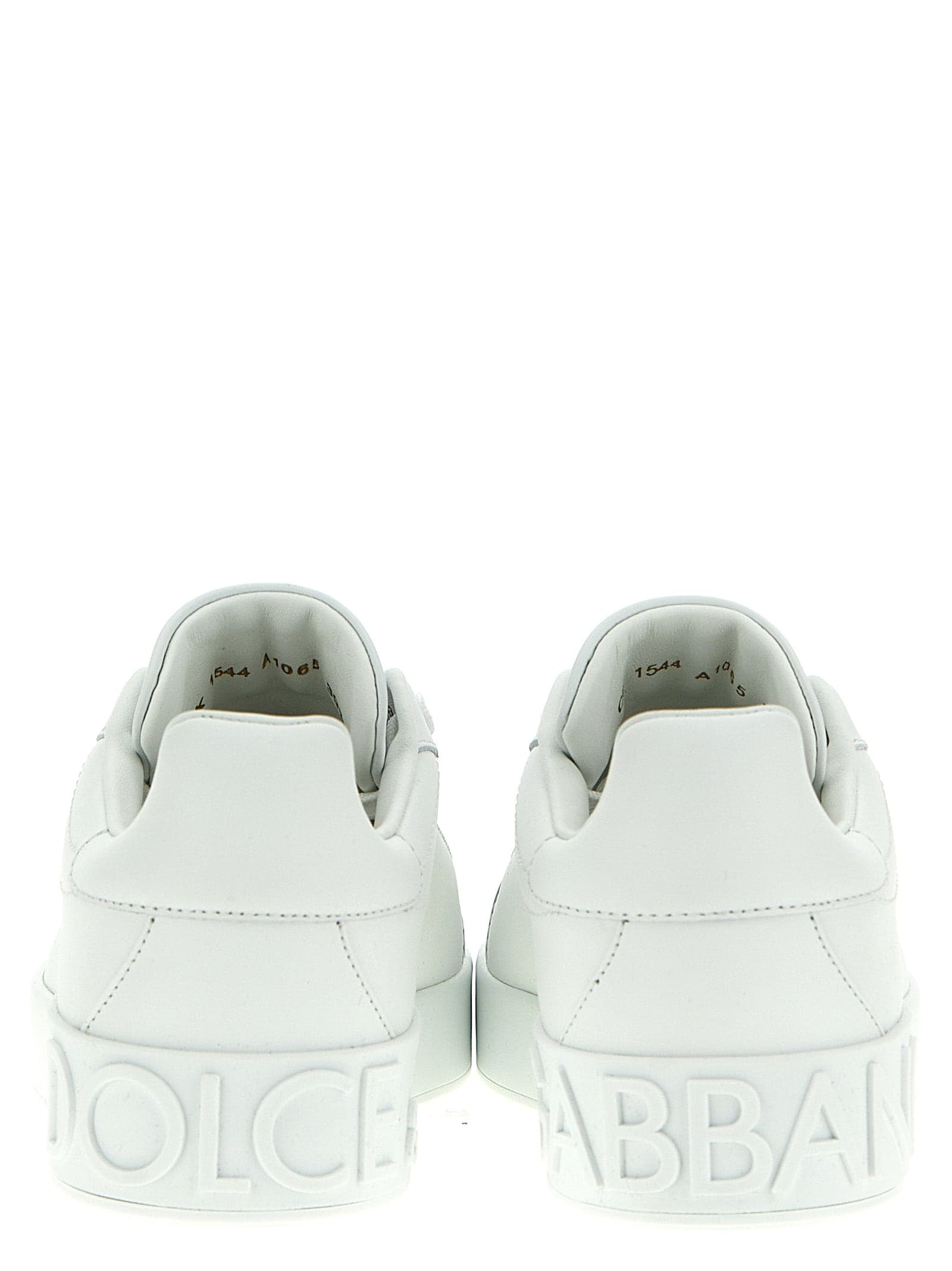 Dolce & Gabbana White Calfskin Low Top Sneakers - 2