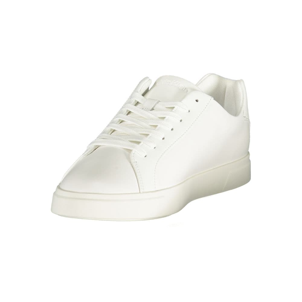 Calvin Klein White Polyurethane Men Sneaker - 3