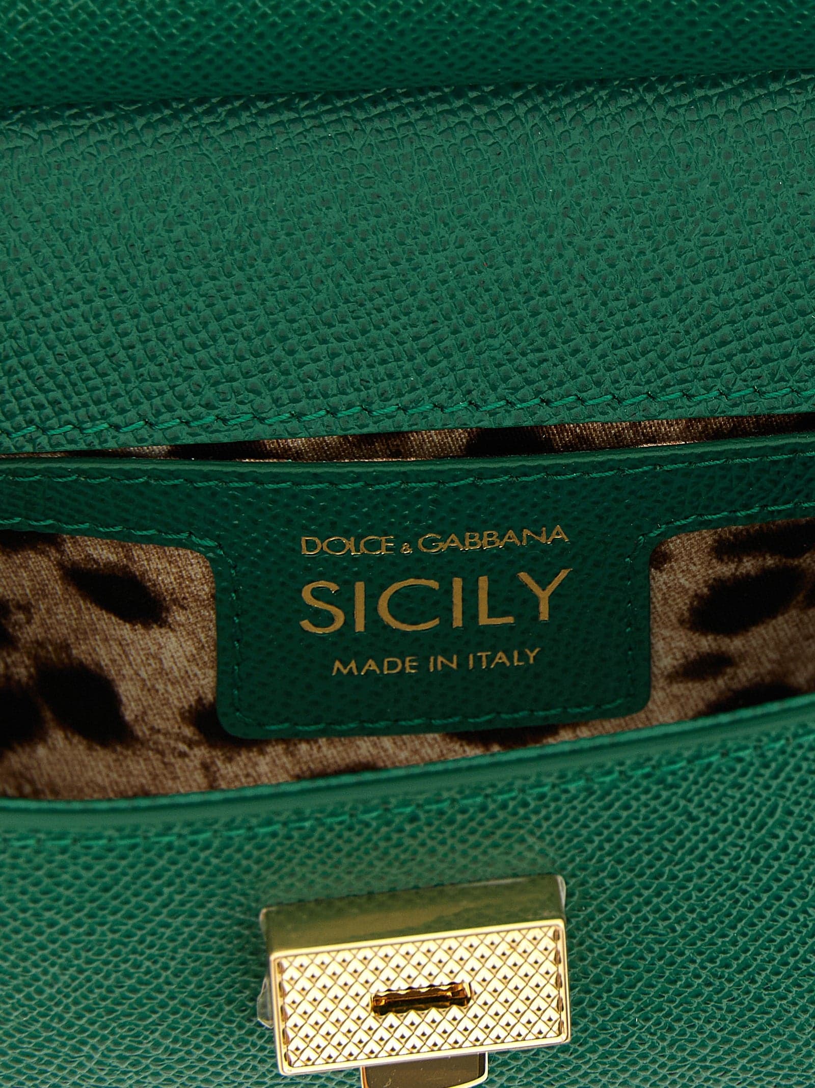 Dolce & Gabbana Bicolor Calfskin Handbag - 4