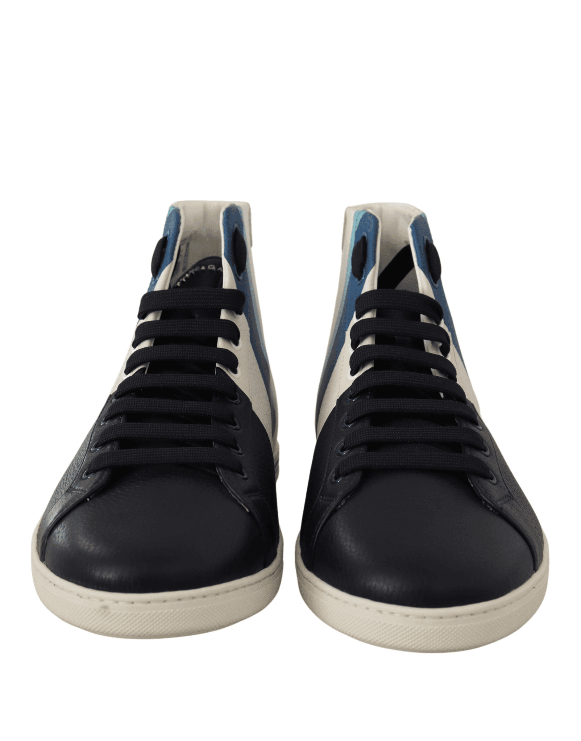 Dolce & Gabbana Multicolor Leather Mid Top Sneakers Shoes - 6