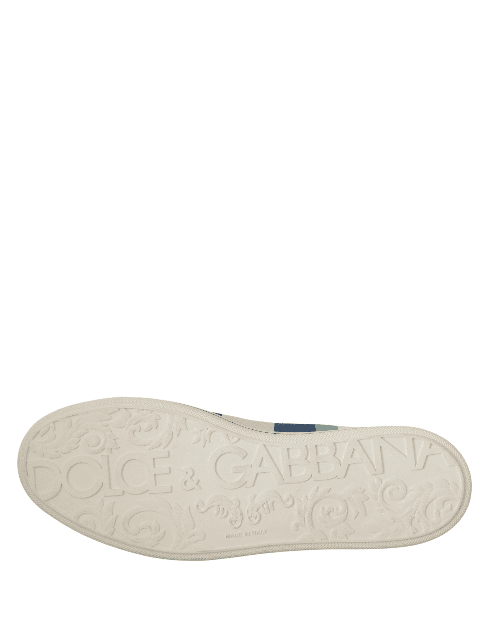 Dolce & Gabbana Multicolor Leather Mid Top Sneakers Shoes - 8