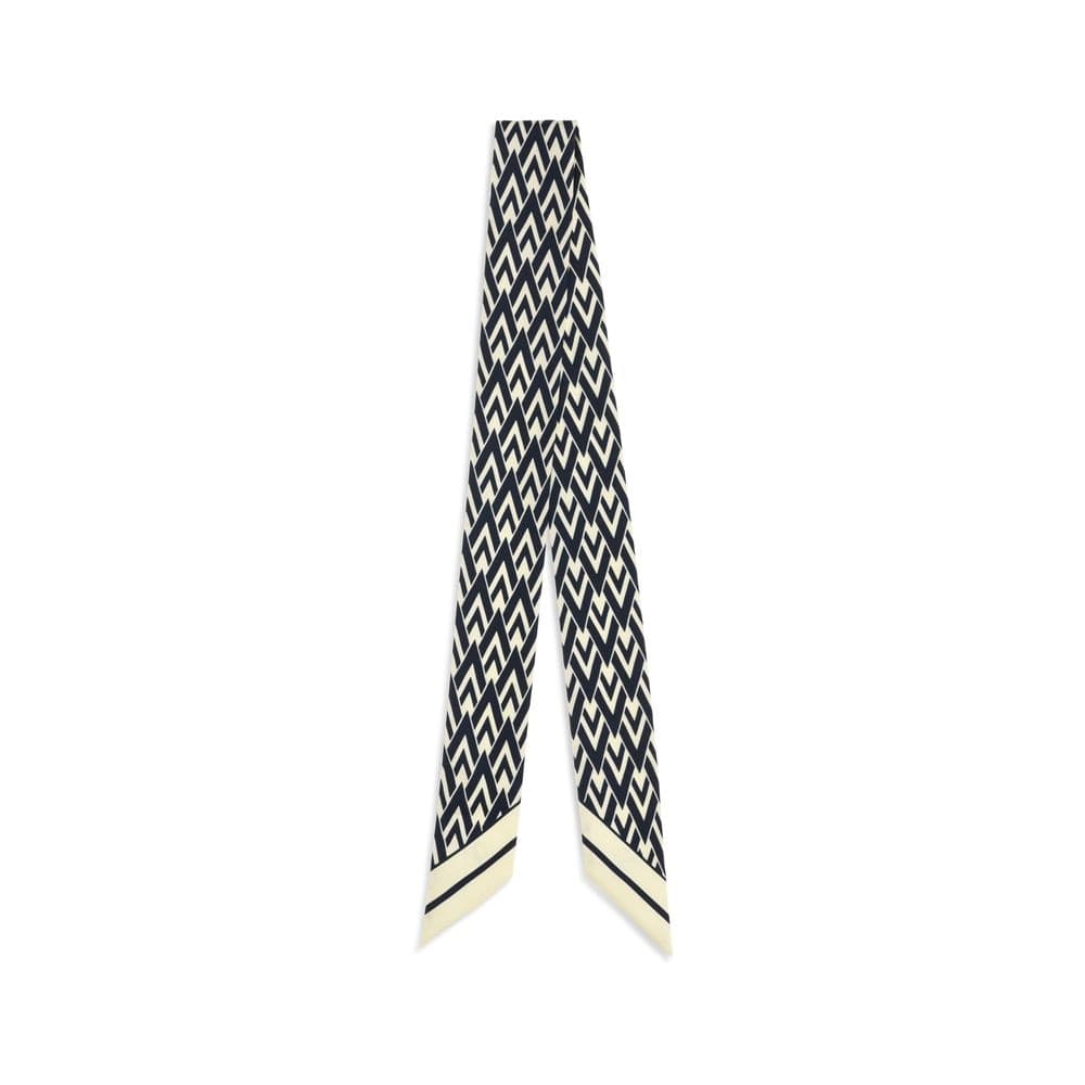 Valentino Garavani Blue Silk Scarf - 2