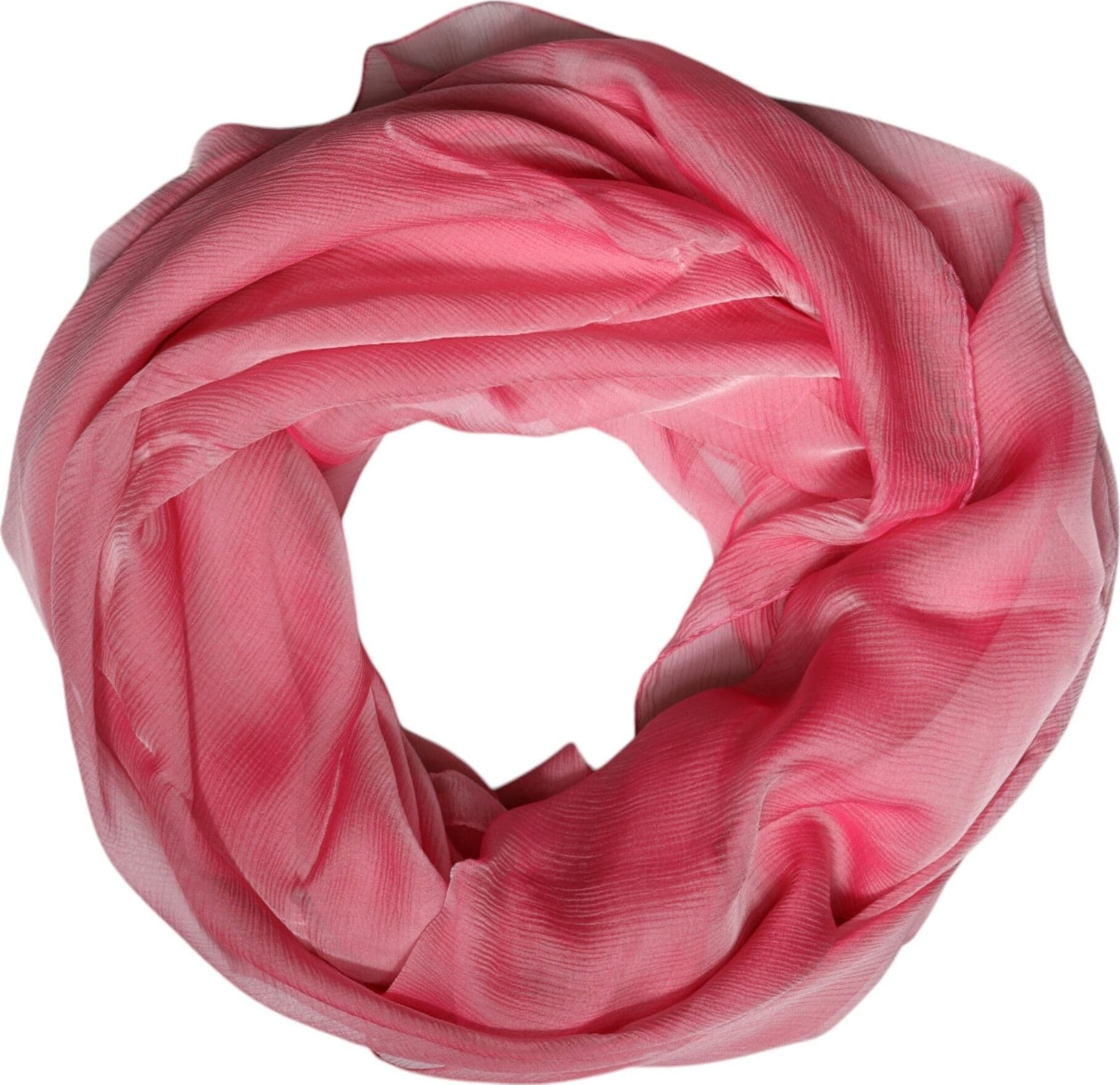 Dolce & Gabbana Pink Silk Rectangle Women Wrap Shawl Scarf - 2