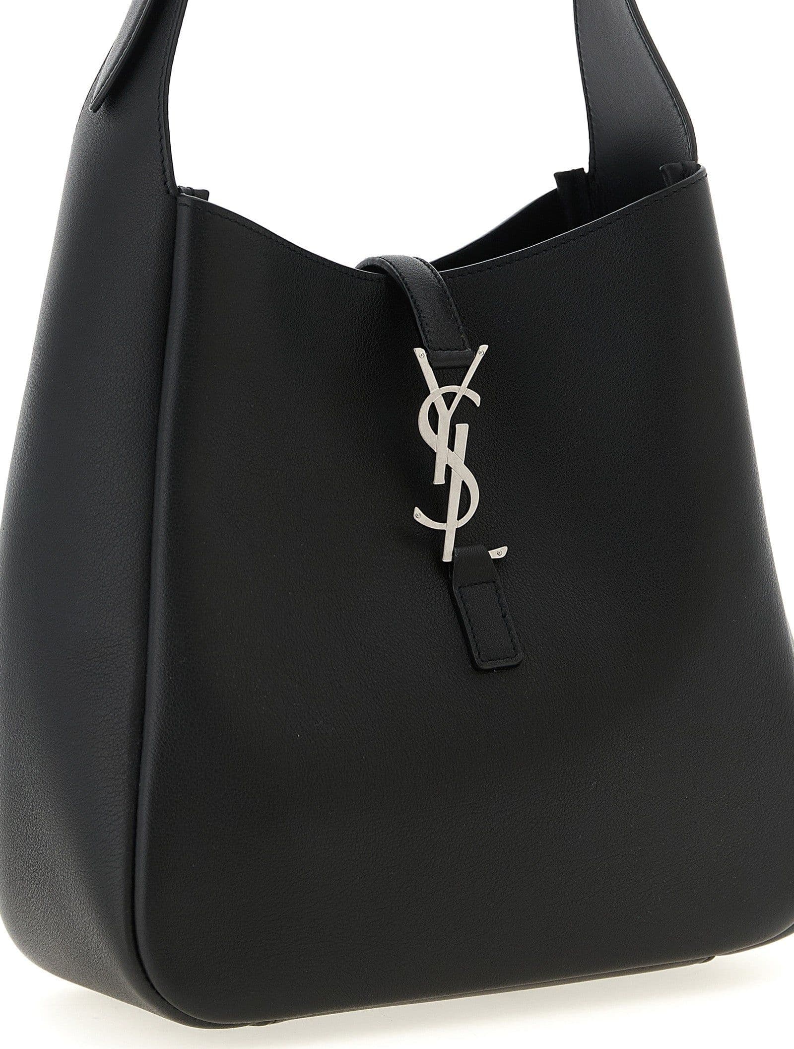 Saint Laurent Black Calfskin Shoulder Bag - 3