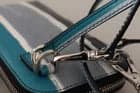 Dolce & Gabbana Blue Leather Cross Body Neck Strap Card Slot Phone Pocket - 7