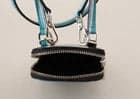 Dolce & Gabbana Blue Leather Cross Body Neck Strap Card Slot Phone Pocket - 8