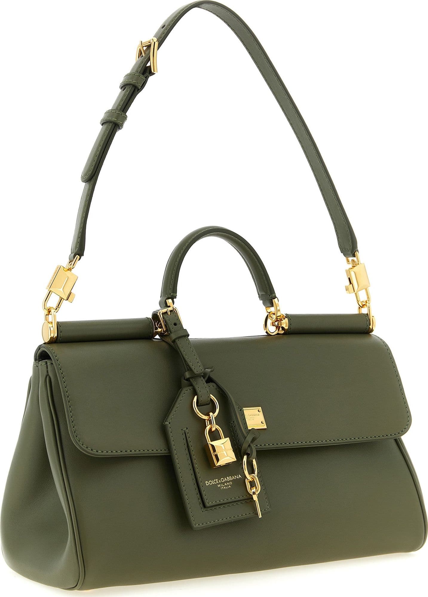 Dolce & Gabbana Bicolor Calfskin Handbag - 3
