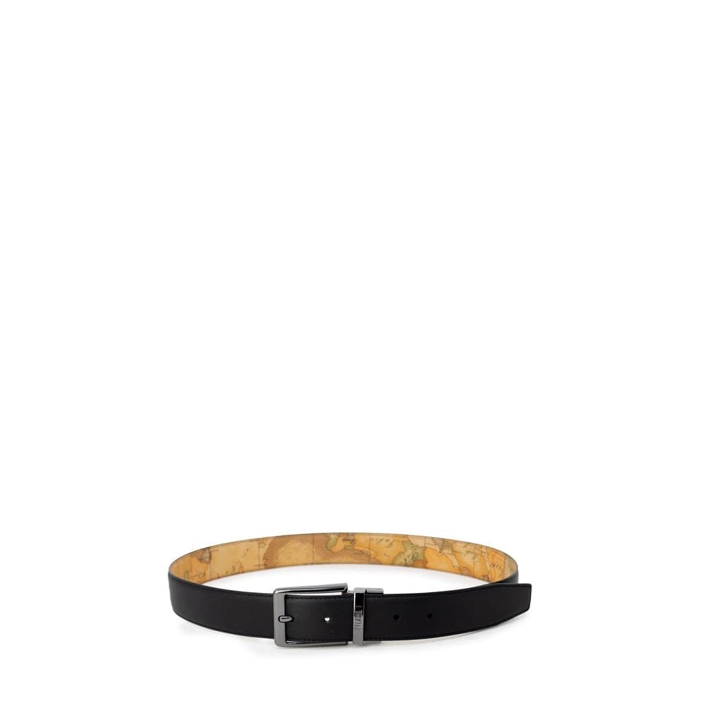 Alviero Martini Prima Classe Black Leather Regular Belt - 2