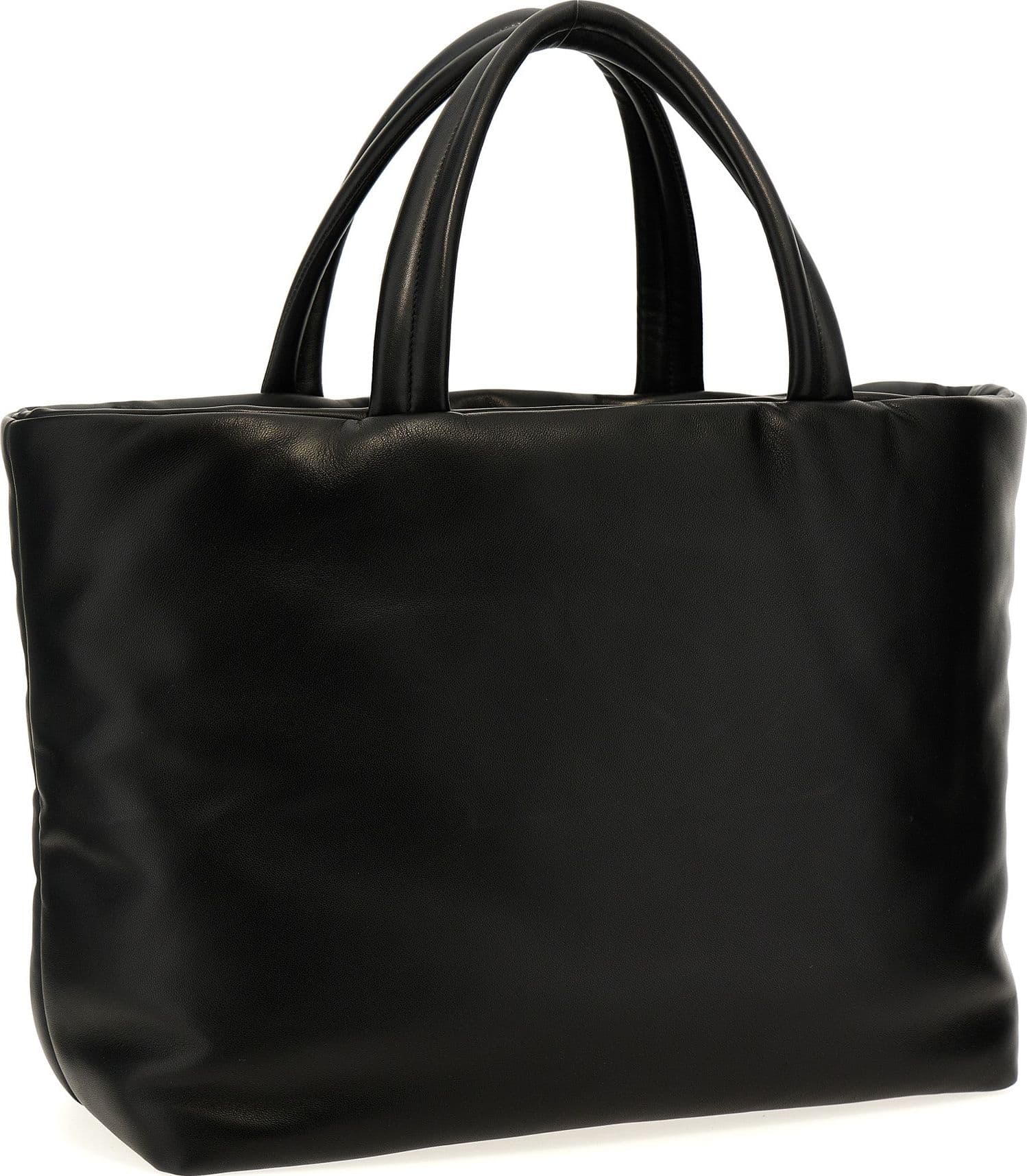 Saint Laurent Black Lamb Leather Tote Bag - 2