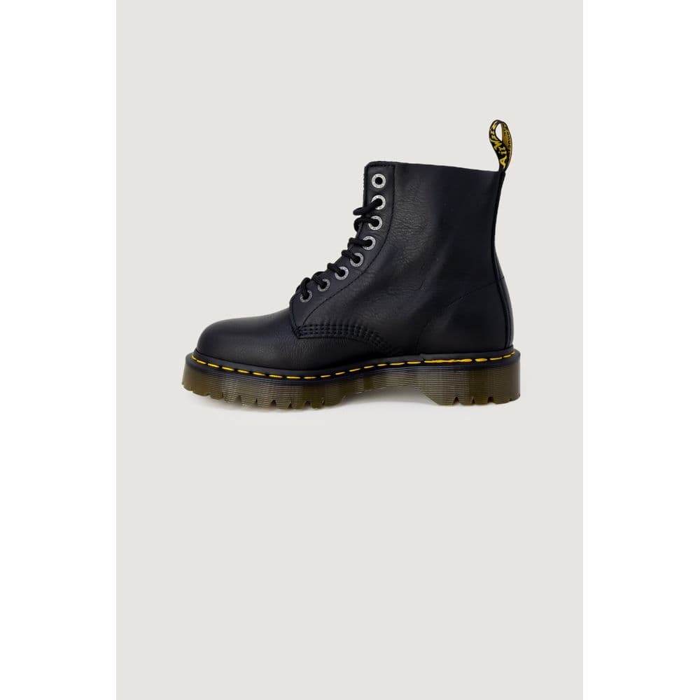 Dr. Martens Black Leather Lace-Up Boots - 4