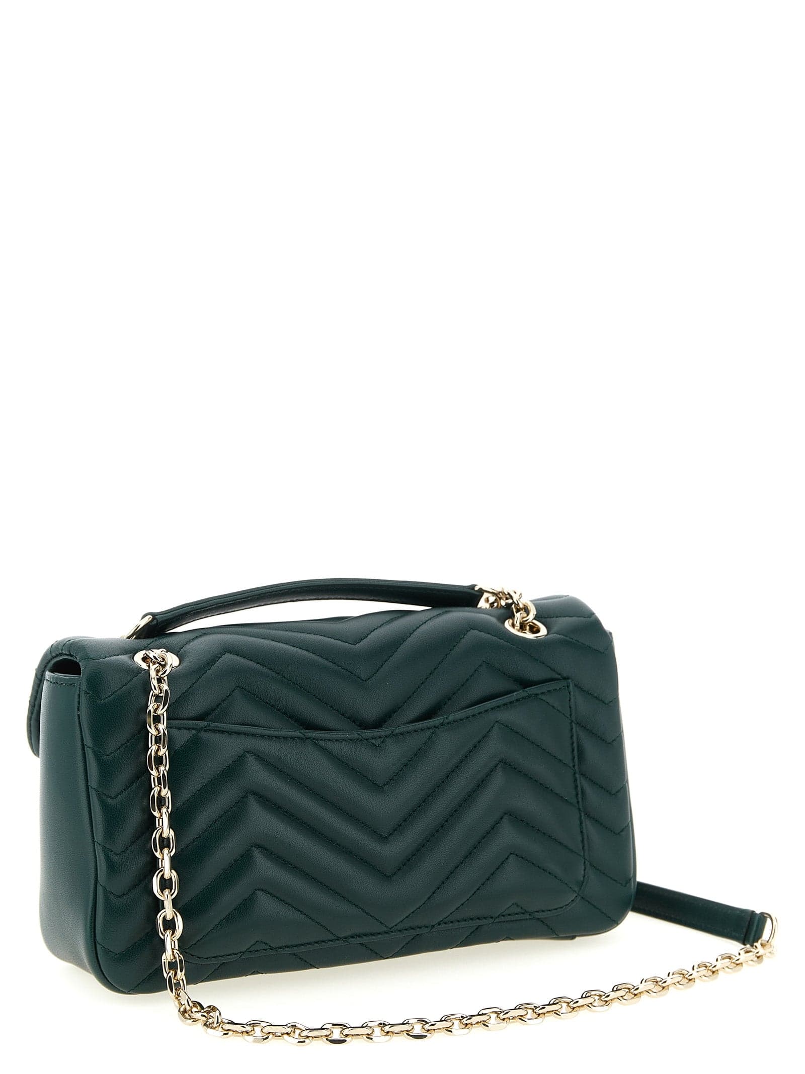 Gucci Bicolor Lamb Leather Shoulder Bag - 2