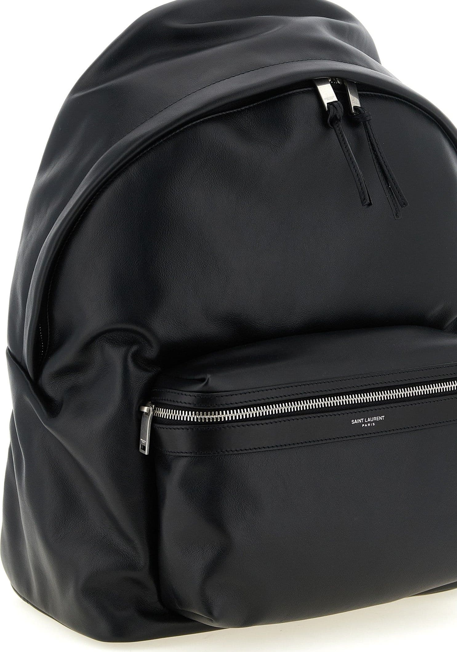 Saint Laurent Black Calfskin Backpack - 3